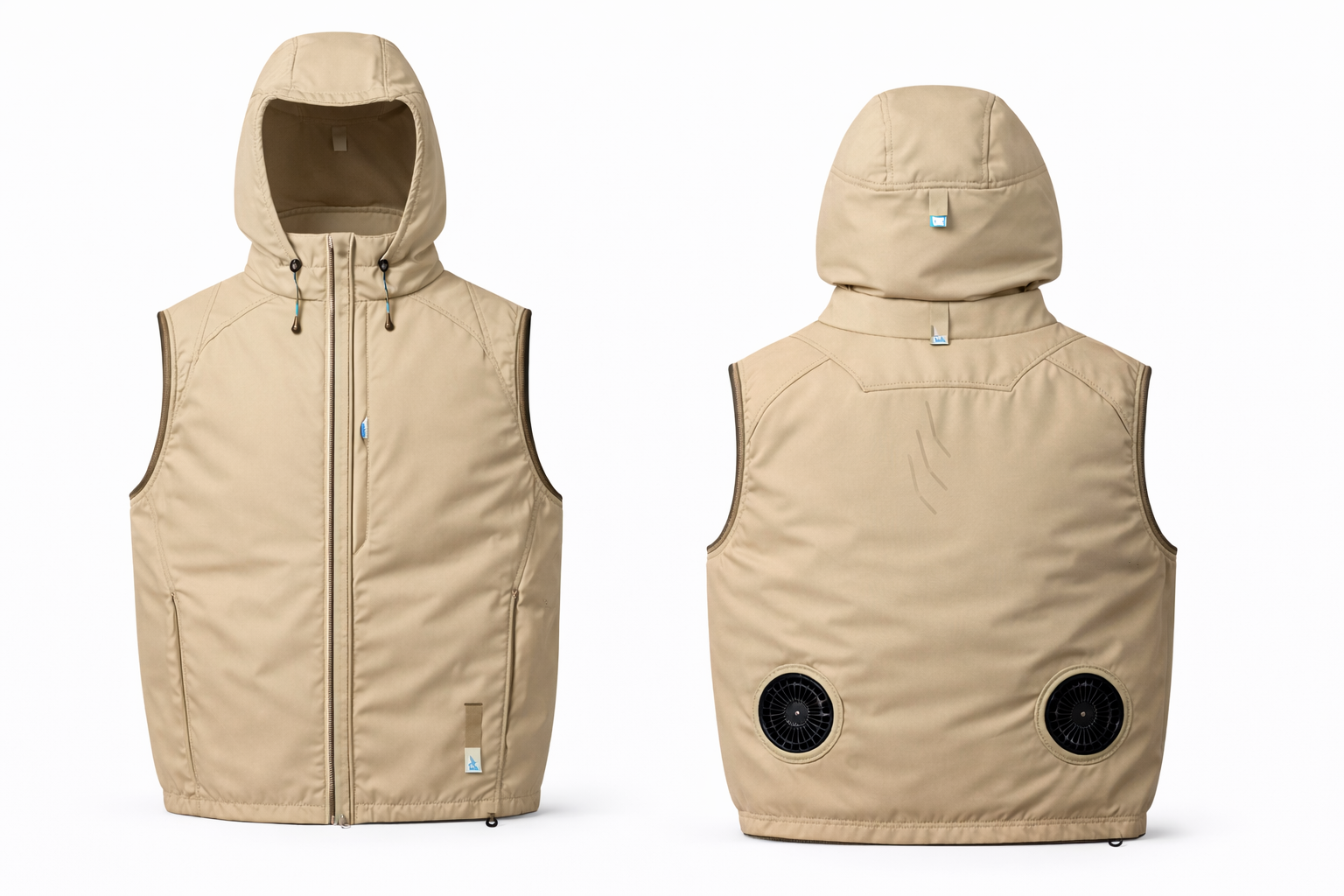 24V Battery-Powered Fan-Cooled Vest Complete Cooling System