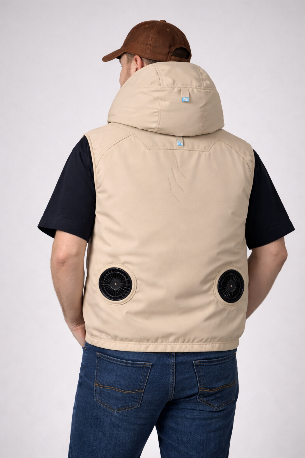 24V Battery-Powered Fan-Cooled Vest Complete Cooling System