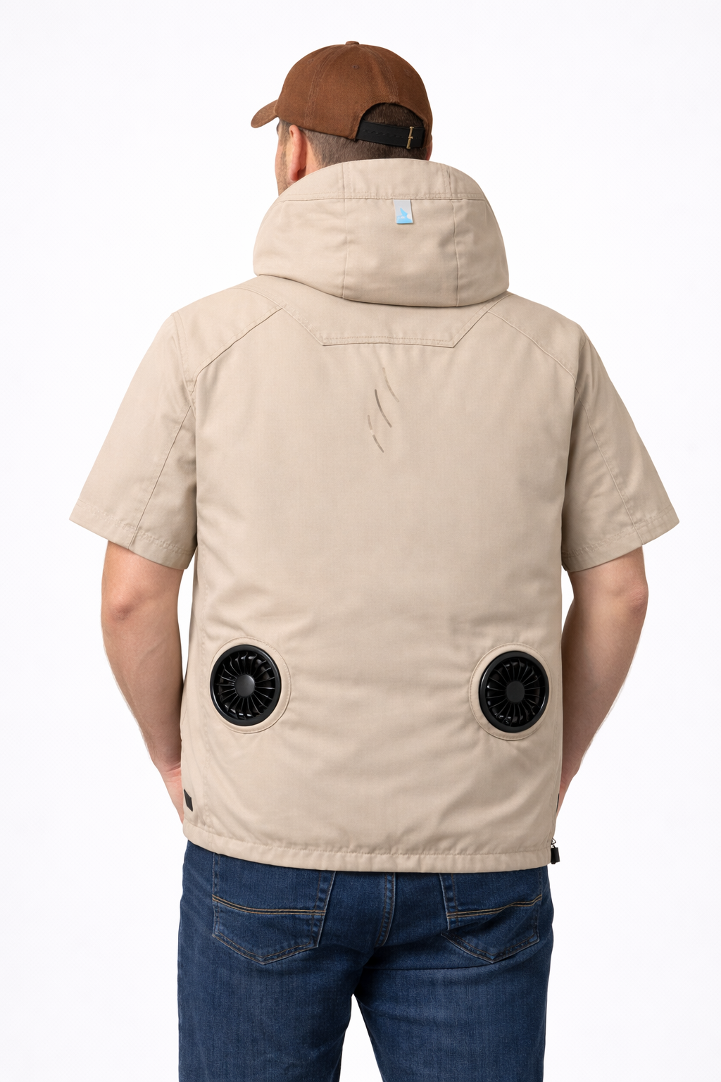 24V Battery-Powered Fan-Cooled Short Sleeve Complete Cooling System