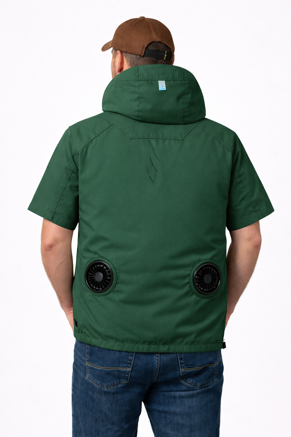 24V Battery-Powered Fan-Cooled Short Sleeve Complete Cooling System