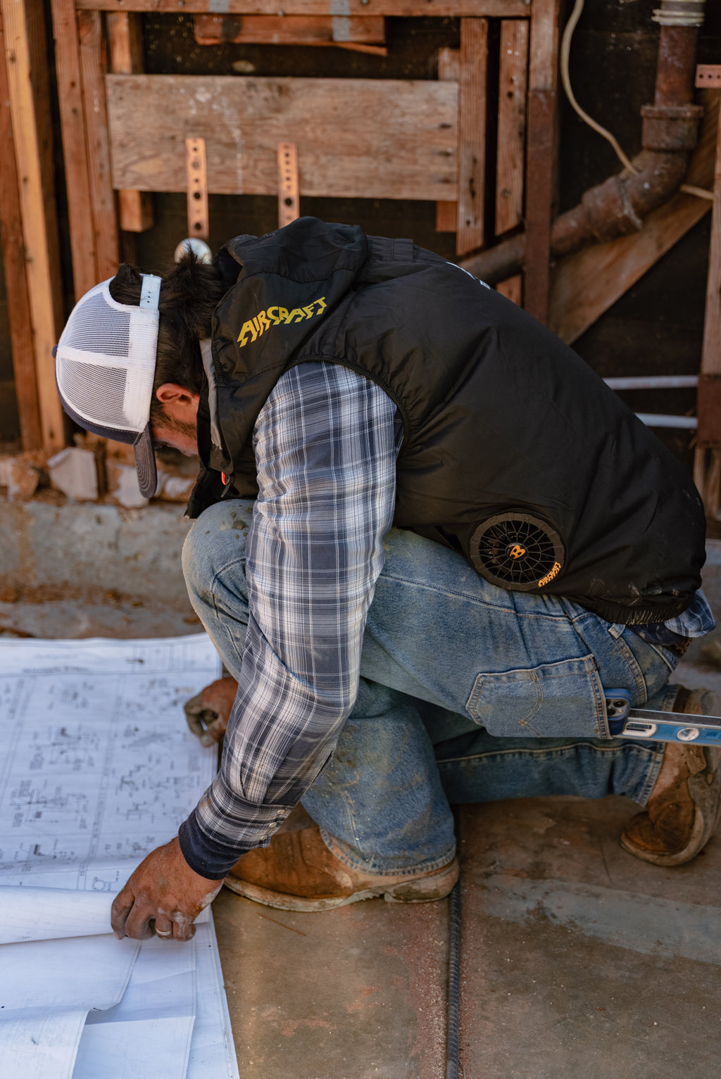 24V Battery-Powered Fan-Cooled Vest Complete Cooling System