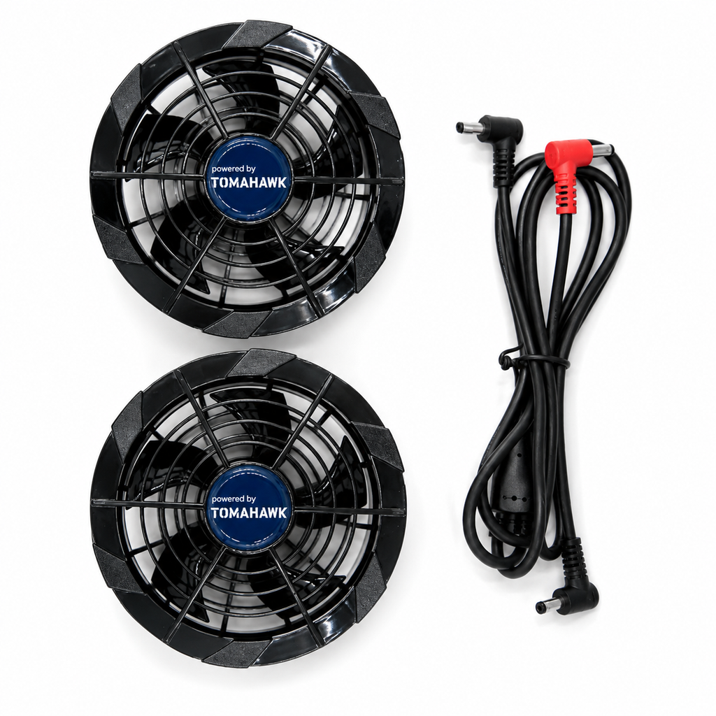 30V Battery-Powered Fan-Cooled Long Sleeve Complete Cooling System Kit